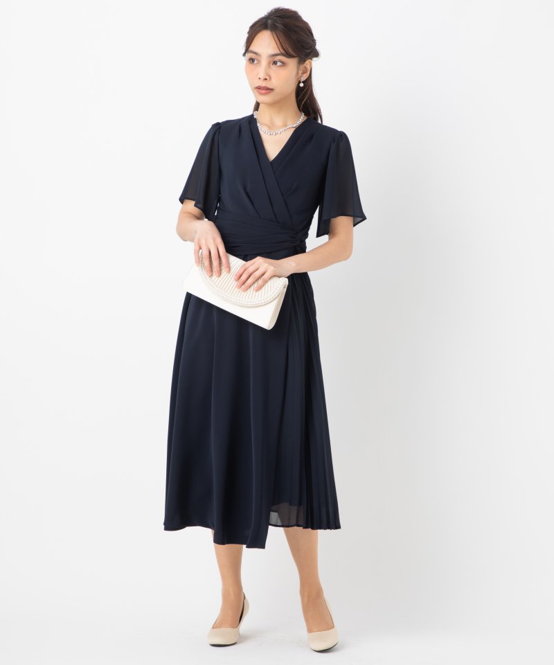 GRACE CONTINENTAL グレースコンチネンタル ドレーププリーツドレス